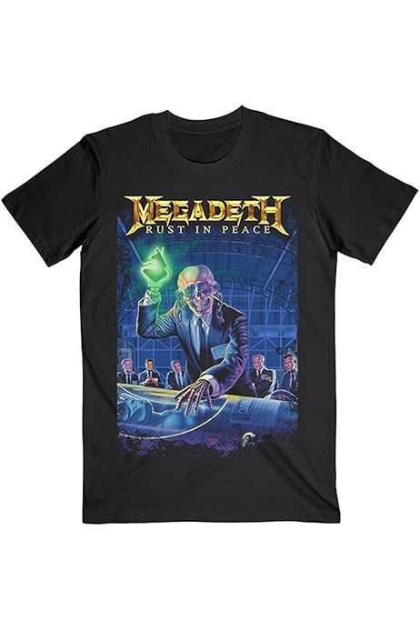 Amazon.com: Megadeth – Rust in Peace Anniversary Long Sleeve T ...
